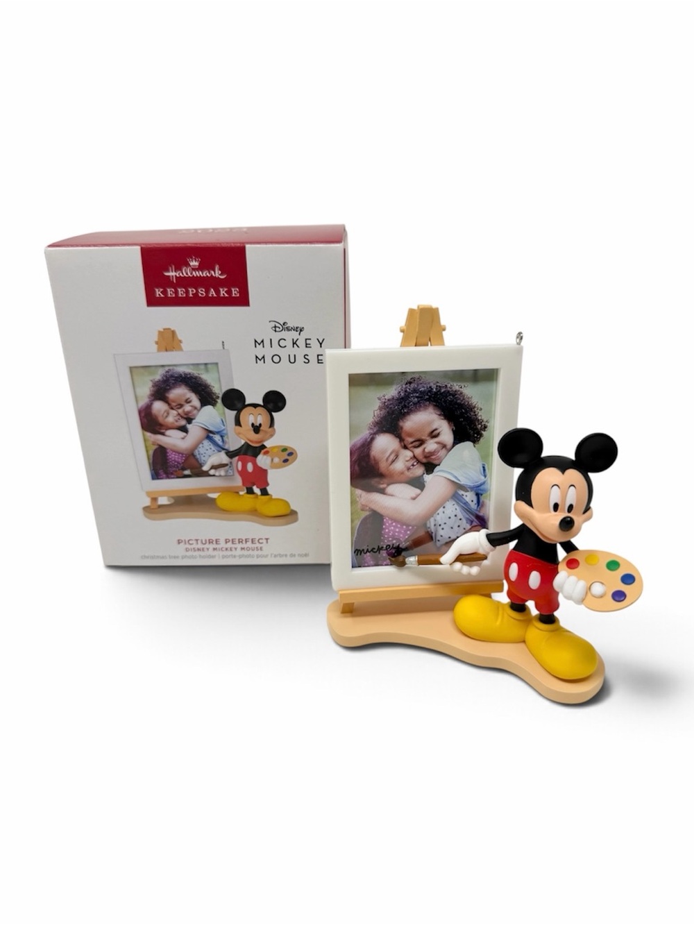 NWT Hallmark Disney Mickey Mouse Photo Frame Ornament Figurine